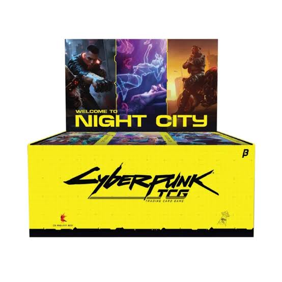 Cyberpunk TCG Beta Booster Display