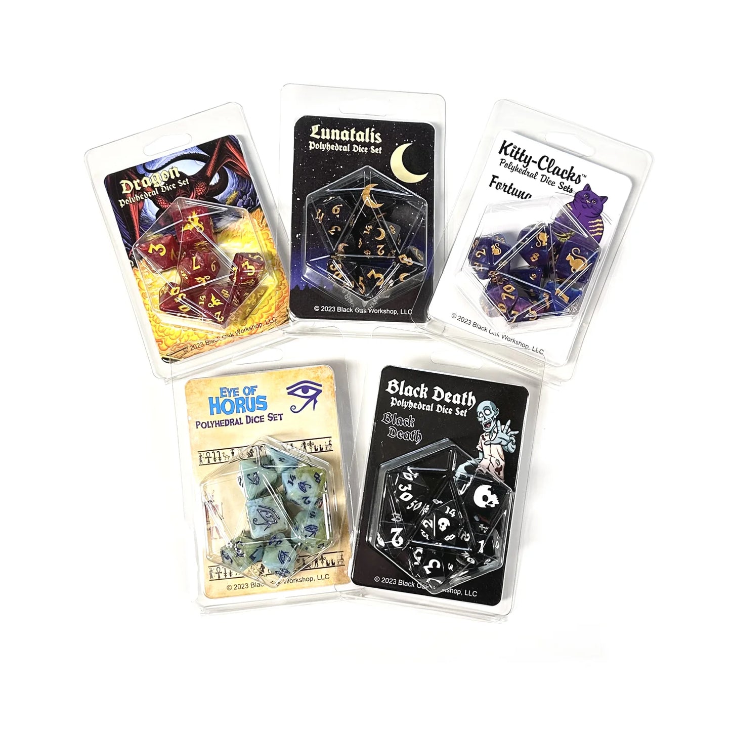 Black Oak Workshop 7 Dice Set