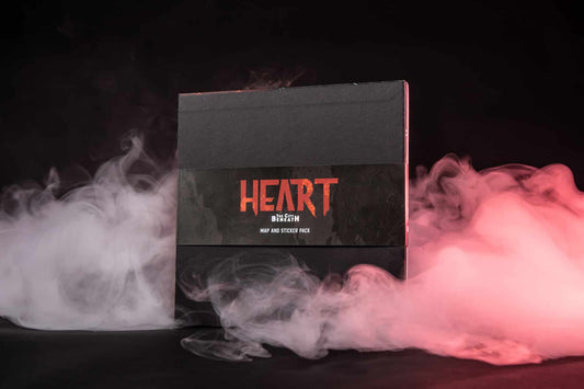 Heart Map and Sticker set