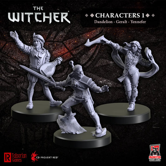 The Witcher - Characters 1: Geralt, Yennefer, Dandelion