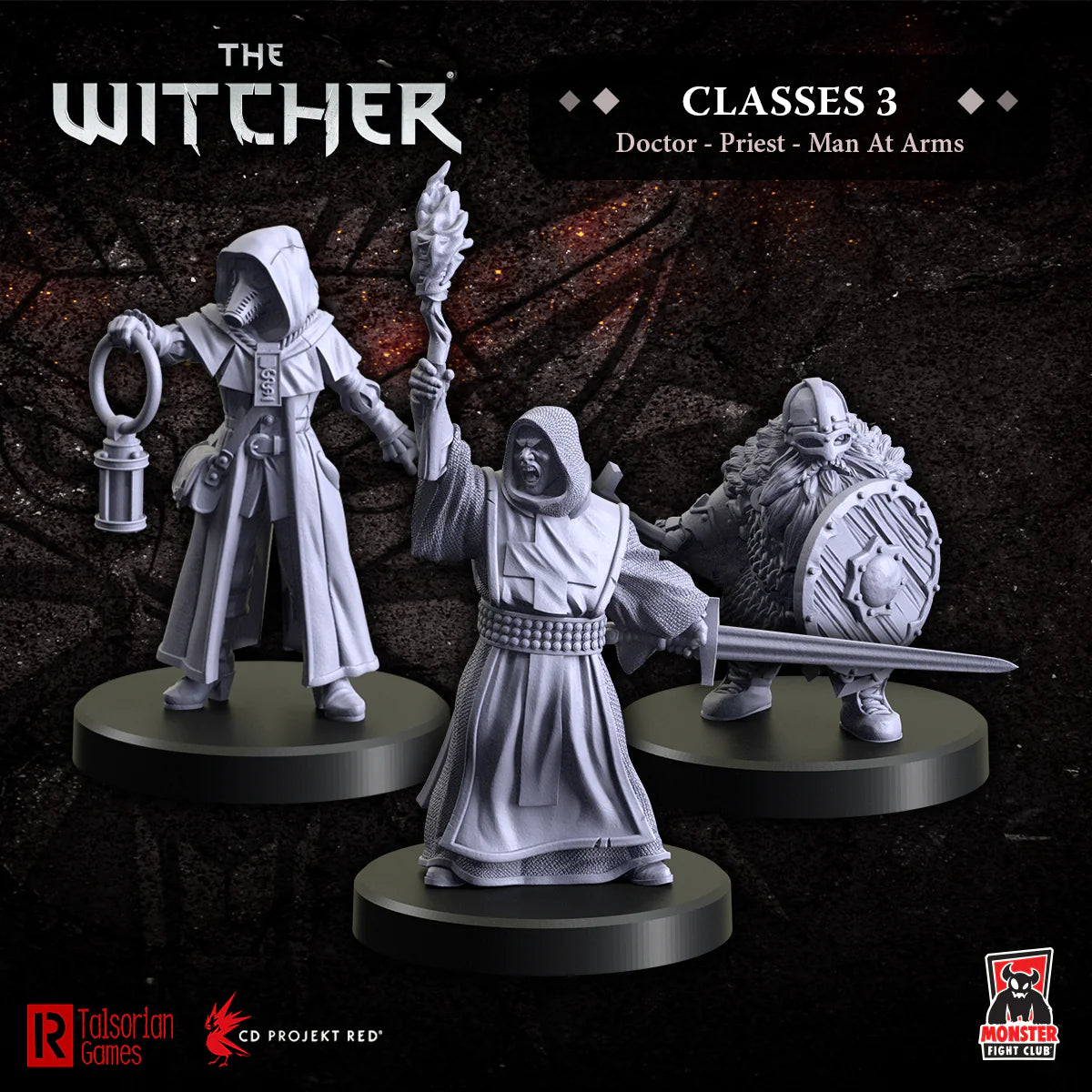 The Witcher - Classes 3: Doctor, Priest, Man-at-Arms